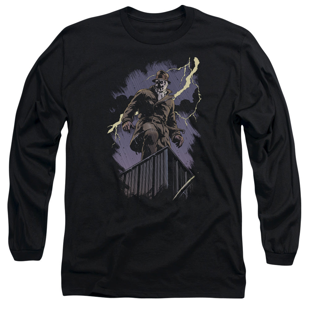 Watchmen Rorschach Night Licensed Adult Unisex Long Sleeve T-Shirt SM-XL