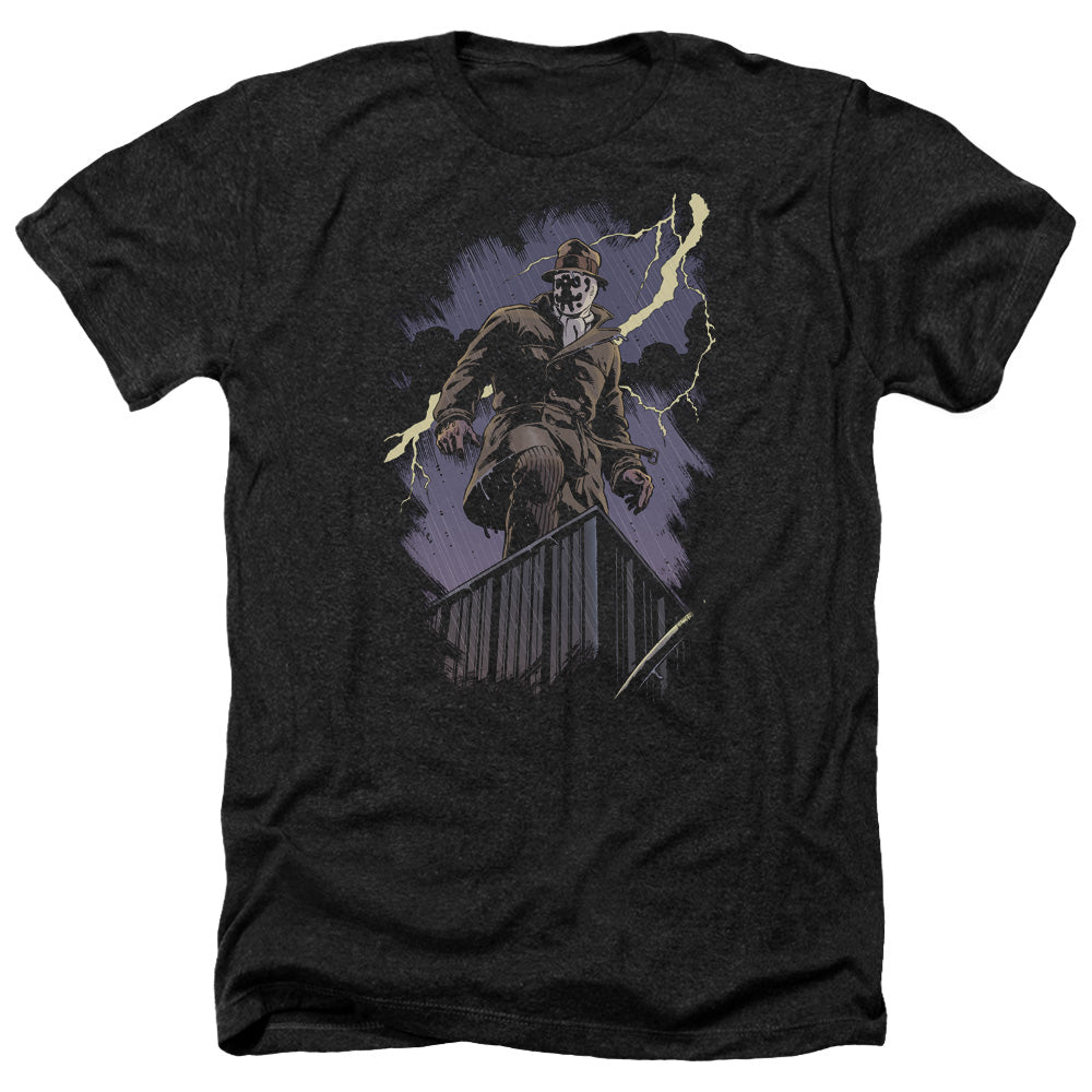 Watchmen Rorschach Night Licensed Adult Unisex T-Shirt Heather Tee LG