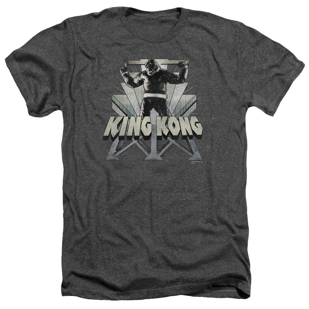 King Kong 8Th Wonder Licensed Adult Unisex T-Shirt Heather Tee LG