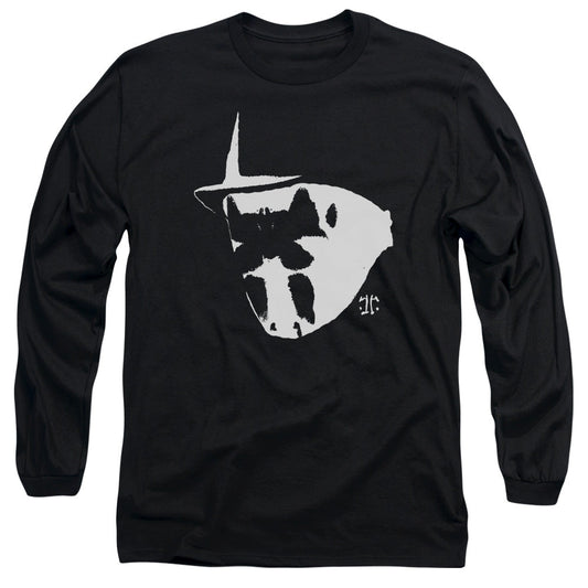 Watchmen Mask And Symbol Licensed Adult Unisex Long Sleeve T-Shirt LG