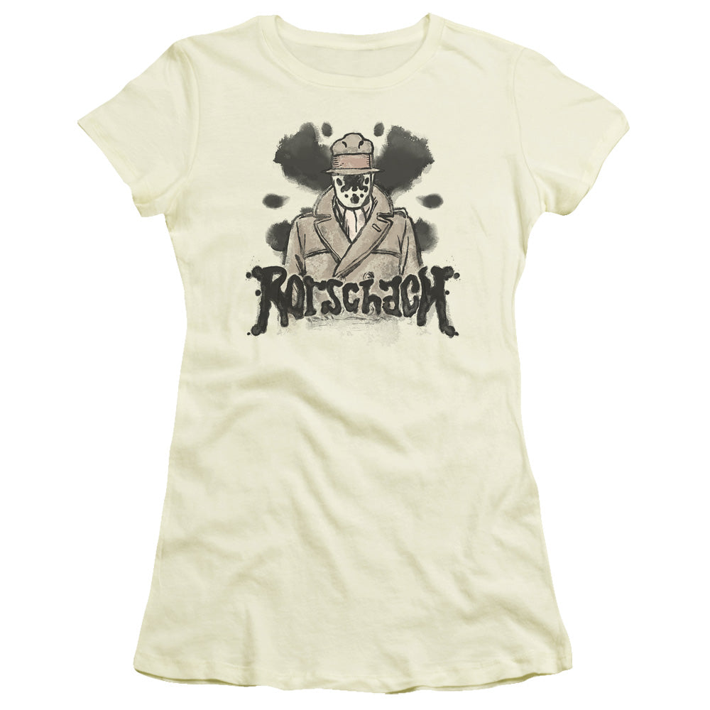 Watchmen Ink Blot Licensed Women's T-Shirt Juniors LG