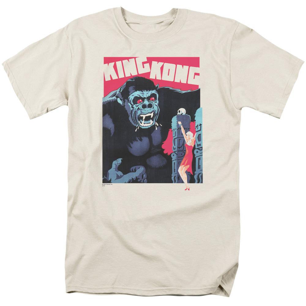 King Kong Bright Poster Licensed Adult Unisex T-Shirt Regular Fit Tee SM-3X
