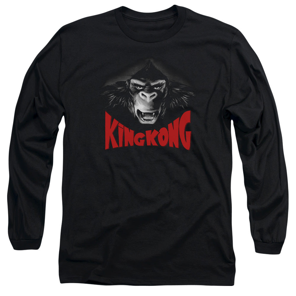 King Kong Kong Face Licensed Adult Unisex Long Sleeve T-Shirt LG