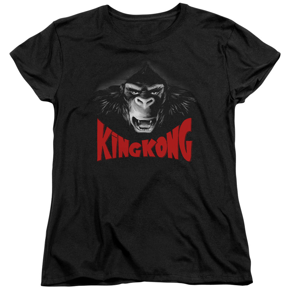 King Kong Kong Face Licensed Women's T-Shirt Regular Fit LG