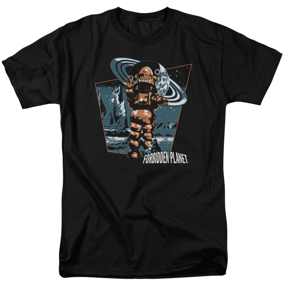 Forbidden Planet Robby Walks Licensed Adult Unisex T-Shirt Regular Fit Tee SM-3X