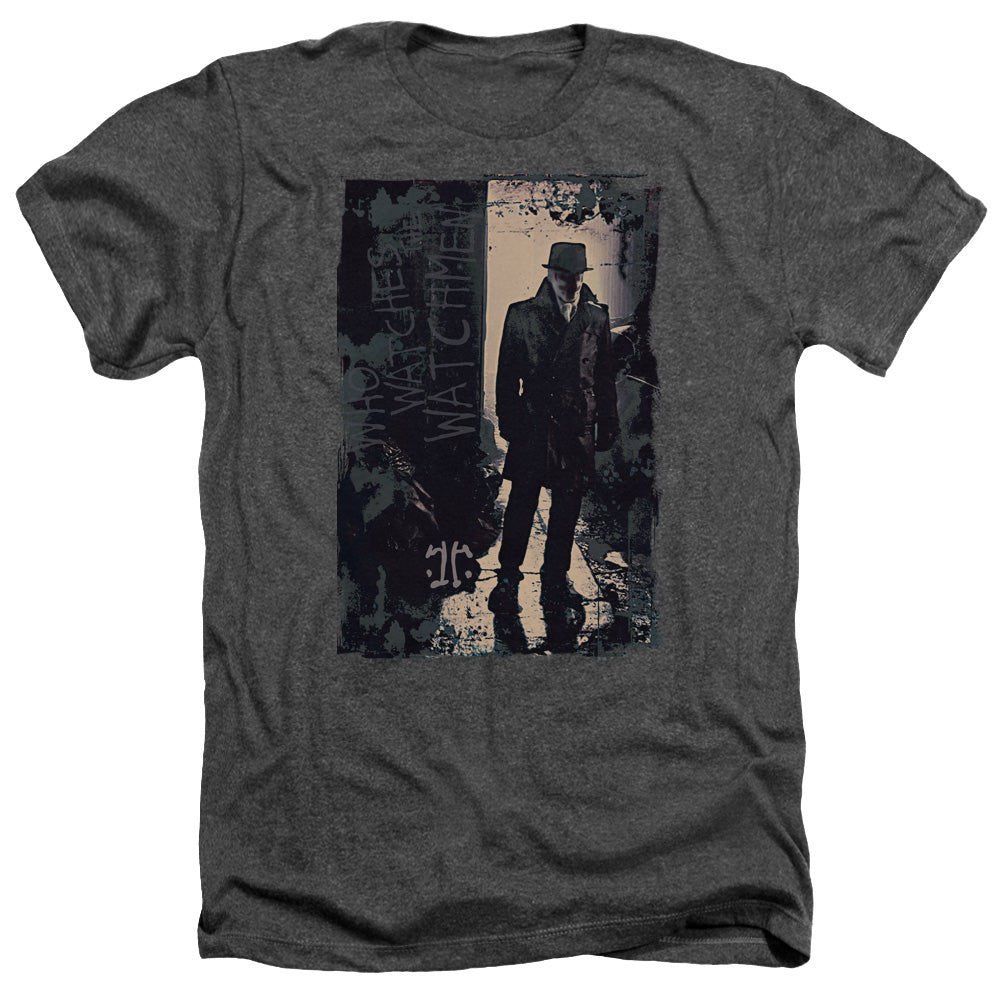 Watchmen Light Licensed Adult Unisex T-Shirt Heather Tee LG