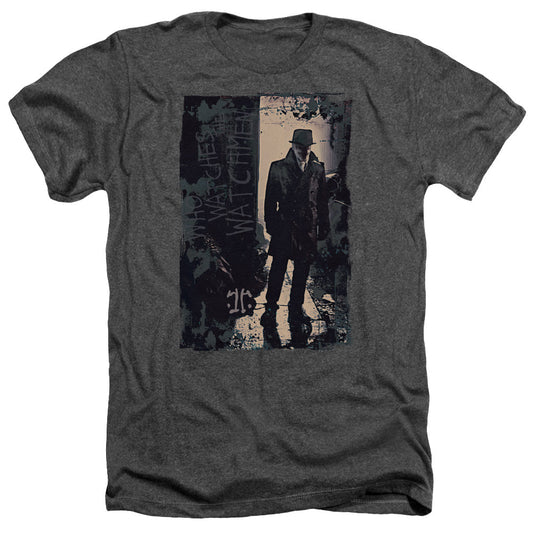 Watchmen Light Licensed Adult Unisex T-Shirt Heather Tee LG