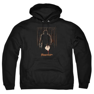 AN OFFCIALLY LICENSED FRIDAY THE 13TH PART 3 POSTER ADULT UNISEX PULLOVER HOODIE BLACK