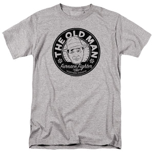 AN OFFCIALLY LICENSED A CHRISTMAS STORY THE OLD MAN MEN'S REGULAR FIT T-SHIRT ATHLETIC HEATHER