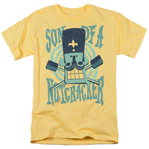 AN OFFCIALLY LICENSED ELF SON OF A MEN'S REGULAR FIT T-SHIRT BANANA