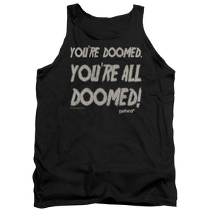 AN OFFCIALLY LICENSED FRIDAY THE 13TH DOOMED ADULT UNISEX TANK TOP BLACK
