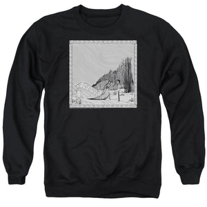 AN OFFCIALLY LICENSED CORPSE BRIDE MY DARLING ADULT UNISEX CREWNECK SWEATSHIRT BLACK