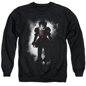 AN OFFCIALLY LICENSED IT 2017 FLOATER ADULT UNISEX CREWNECK SWEATSHIRT BLACK