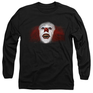 AN OFFCIALLY LICENSED IT 1990 EVERY NIGHTMARE YOUVE EVER MEN'S LONG SLEEVE T-SHIRT BLACK