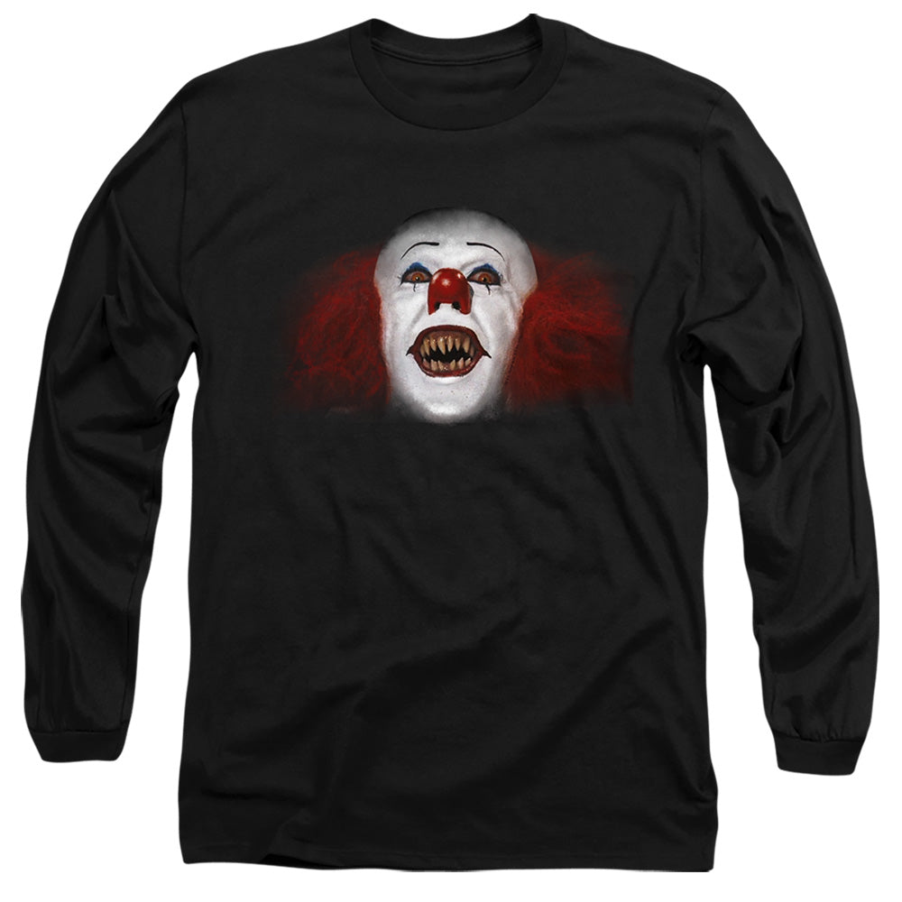 AN OFFCIALLY LICENSED IT 1990 EVERY NIGHTMARE YOUVE EVER MEN'S LONG SLEEVE T-SHIRT BLACK