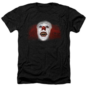 AN OFFCIALLY LICENSED IT 1990 EVERY NIGHTMARE YOUVE EVER MEN'S HEATHER T-SHIRT CHARCOAL