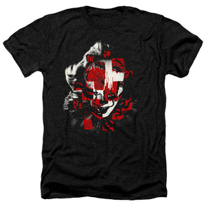 AN OFFCIALLY LICENSED IT 2019 COME BACK MEN'S HEATHER T-SHIRT CHARCOAL