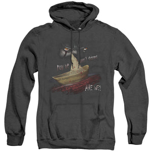 AN OFFCIALLY LICENSED IT 2017 NOW WE ARENT STRANGERS ADULT UNISEX HEATHER PULLOVER HOODIE BLACK