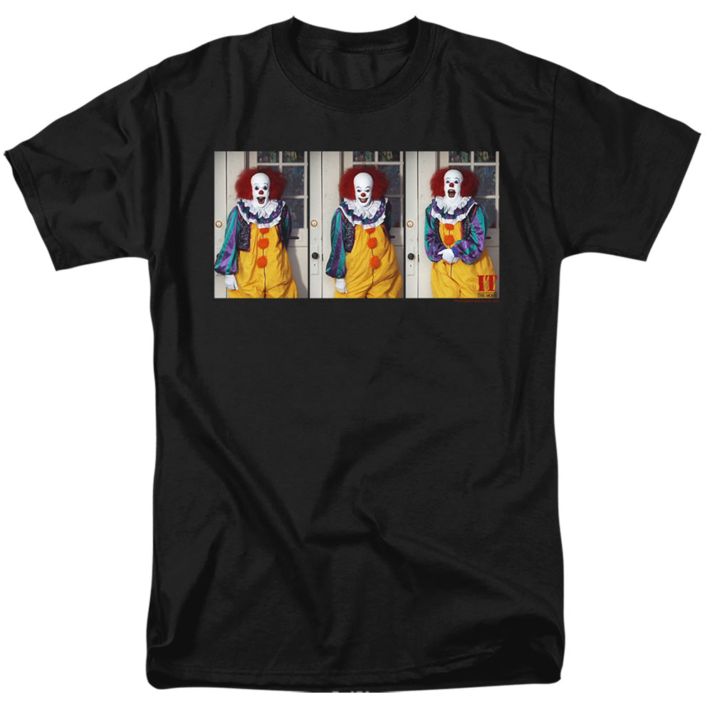 AN OFFCIALLY LICENSED IT 1990 JOKE MEN'S REGULAR FIT T-SHIRT BLACK