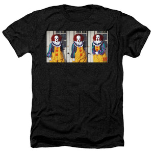 AN OFFCIALLY LICENSED IT 1990 JOKE MEN'S HEATHER T-SHIRT CHARCOAL