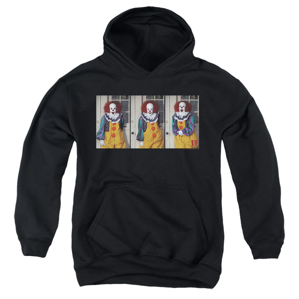 AN OFFCIALLY LICENSED IT 1990 JOKE YOUTH HOODIE BLACK