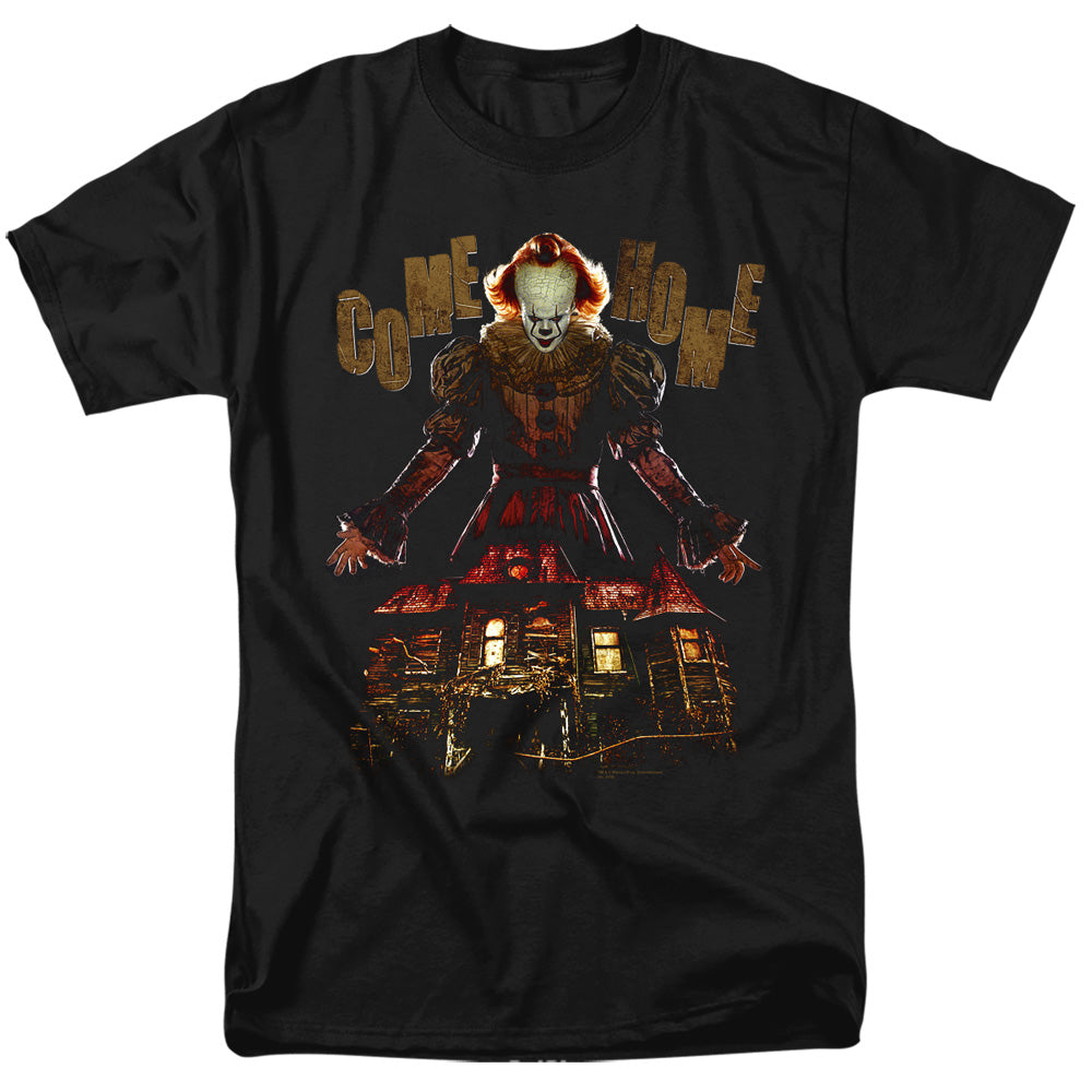 AN OFFCIALLY LICENSED IT 2019 COME HOME MEN'S REGULAR FIT T-SHIRT BLACK