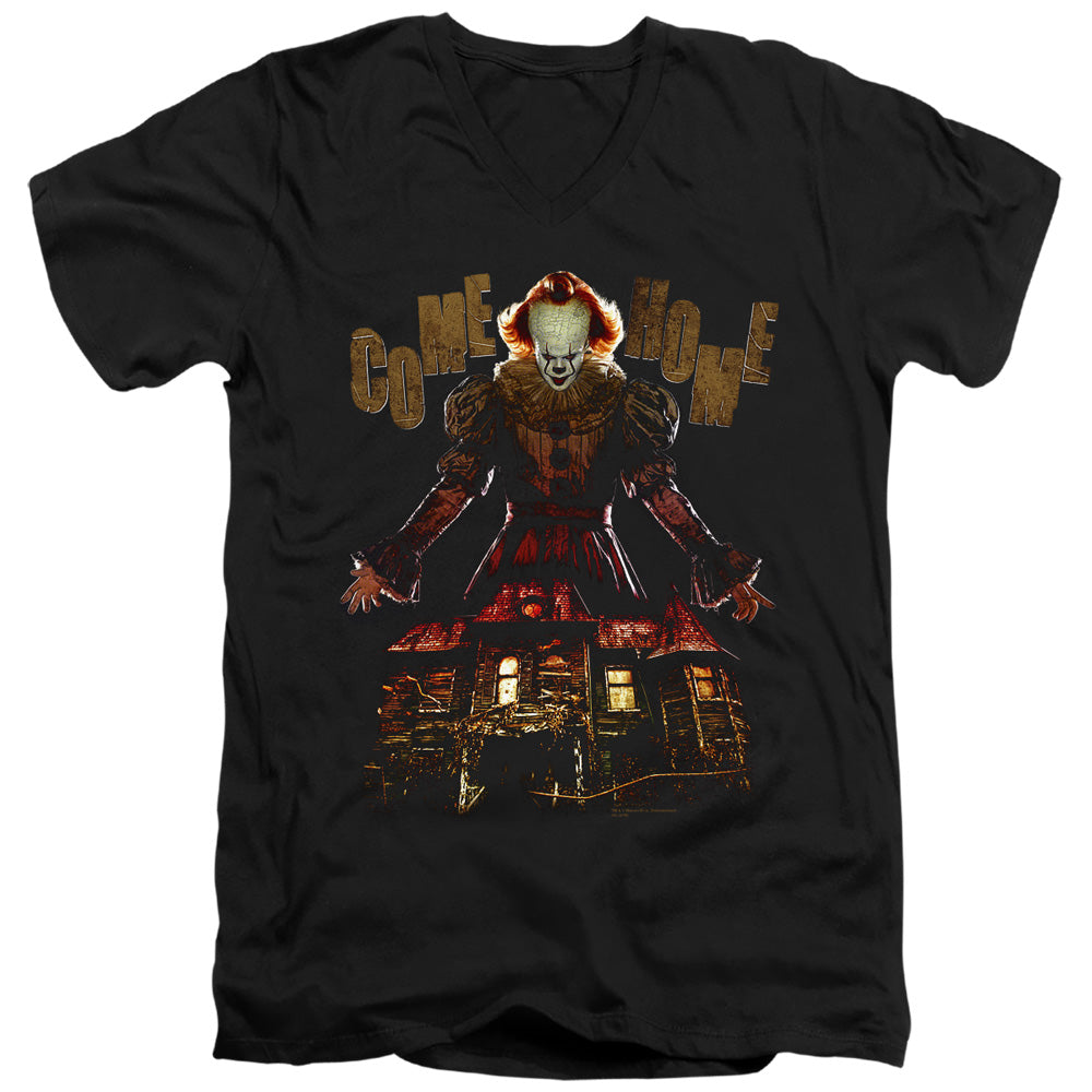 AN OFFCIALLY LICENSED IT 2019 COME HOME MEN'S V-NECK T-SHIRT BLACK