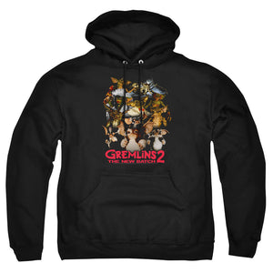AN OFFCIALLY LICENSED GREMLINS 2 GOON CREW ADULT UNISEX PULLOVER HOODIE BLACK