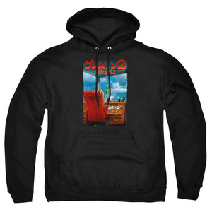 AN OFFCIALLY LICENSED GREMLINS 2 G2 POSTER ADULT UNISEX PULLOVER HOODIE BLACK