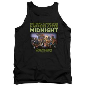 AN OFFCIALLY LICENSED GREMLINS 2 AFTER MIDNIGHT ADULT UNISEX TANK TOP BLACK