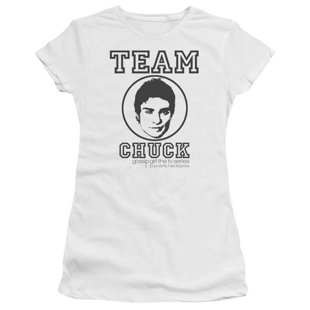 Gossip Girl Team Chuck Licensed Women's T-Shirt Juniors LG