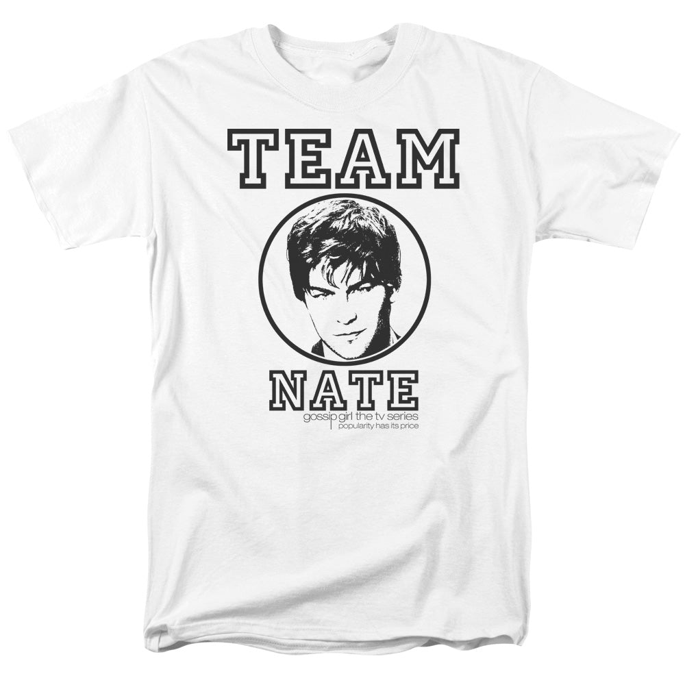 Gossip Girl Team Nate Licensed Adult Unisex T-Shirt Regular Fit Tee SM-3X