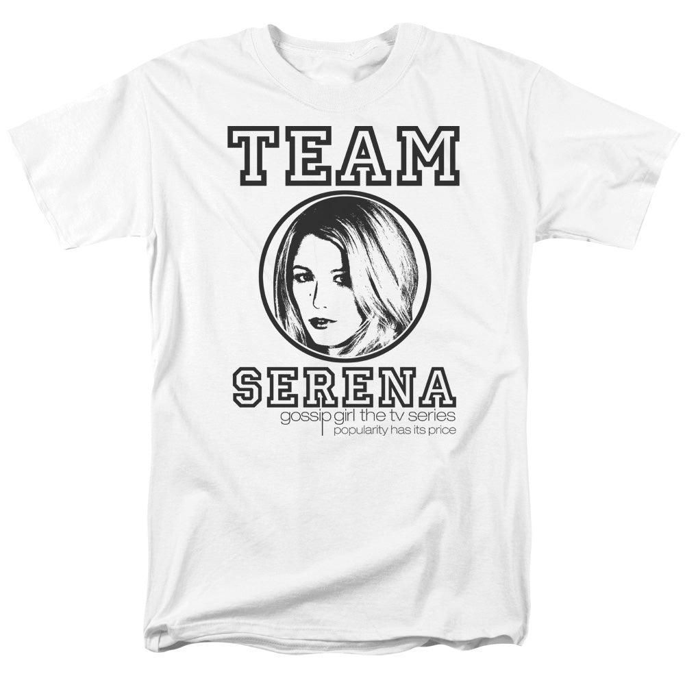 Gossip Girl Team Serena Licensed Adult Unisex T-Shirt Regular Fit Tee SM-3X