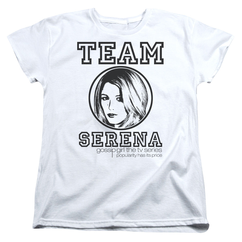 Gossip Girl Team Serena Licensed Women's T-Shirt Regular Fit LG