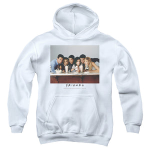 AN OFFCIALLY LICENSED FRIENDS MILKSHAKE YOUTH HOODIE WHITE
