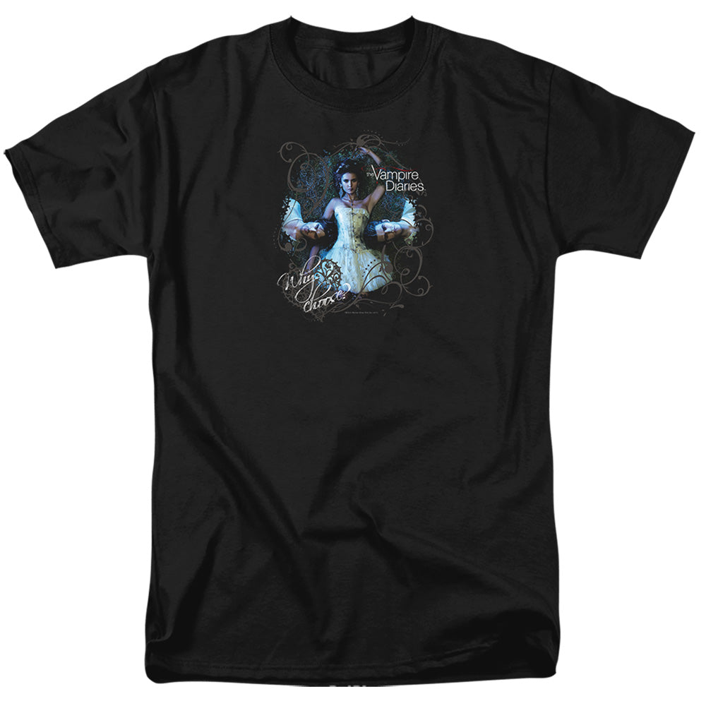 Vampire Diaries Why Choose Licensed Adult Unisex T-Shirt Regular Fit Tee SM-3X