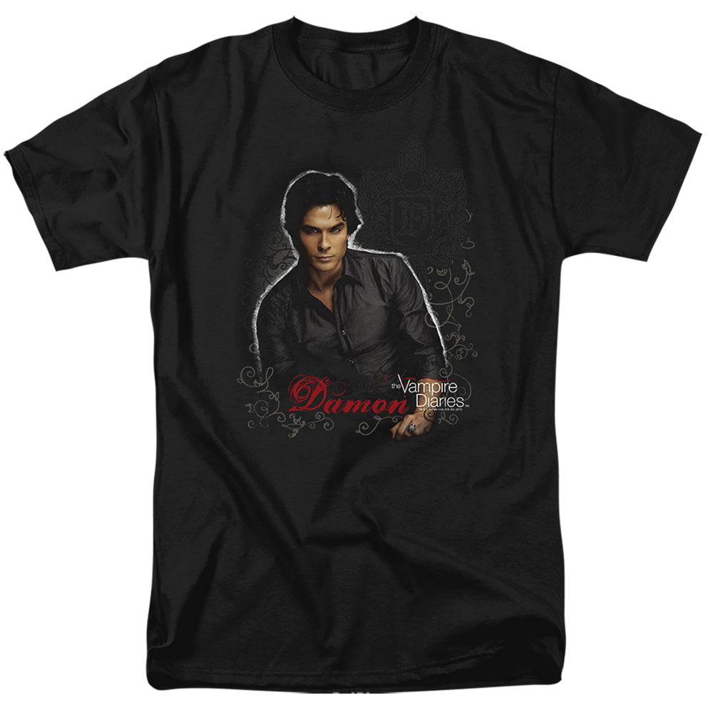 Vampire Diaries Damon Licensed Adult Unisex T-Shirt Regular Fit Tee SM-3X