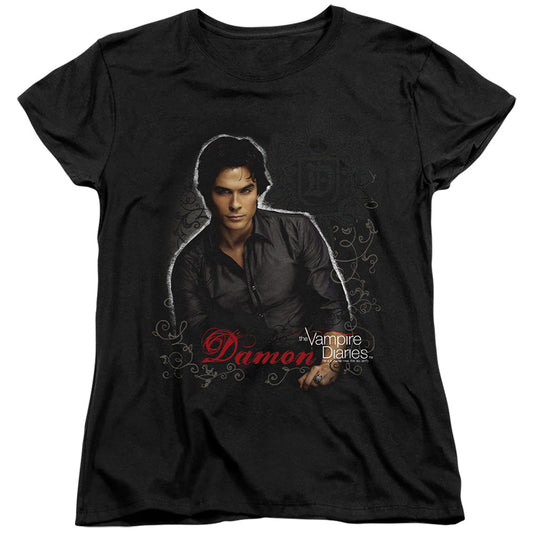 Vampire Diaries Damon Licensed Women's T-Shirt Regular Fit SM-2X