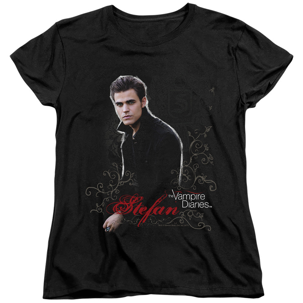 Vampire Diaries Stefan Licensed Women's T-Shirt Regular Fit SM-XL