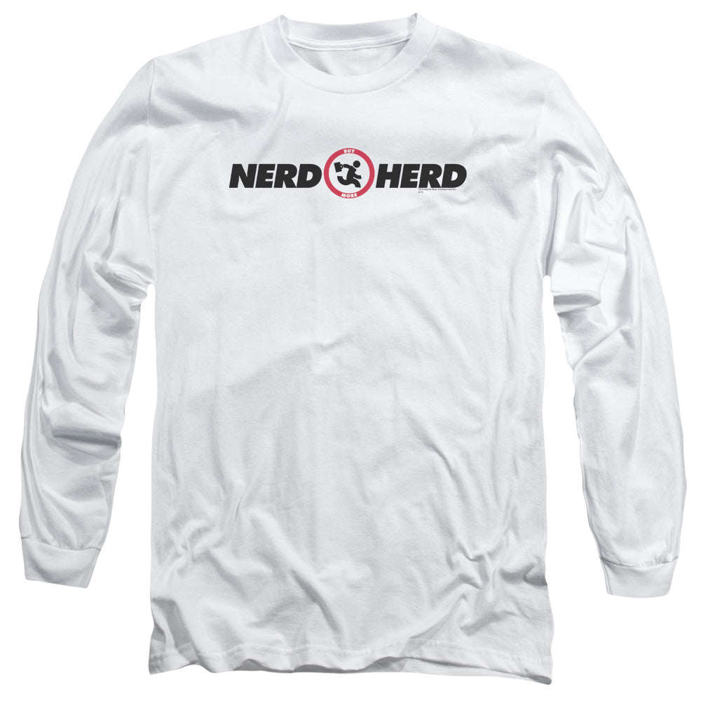 Chuck Nerd Herd Licensed Adult Unisex Long Sleeve T-Shirt SM-XL