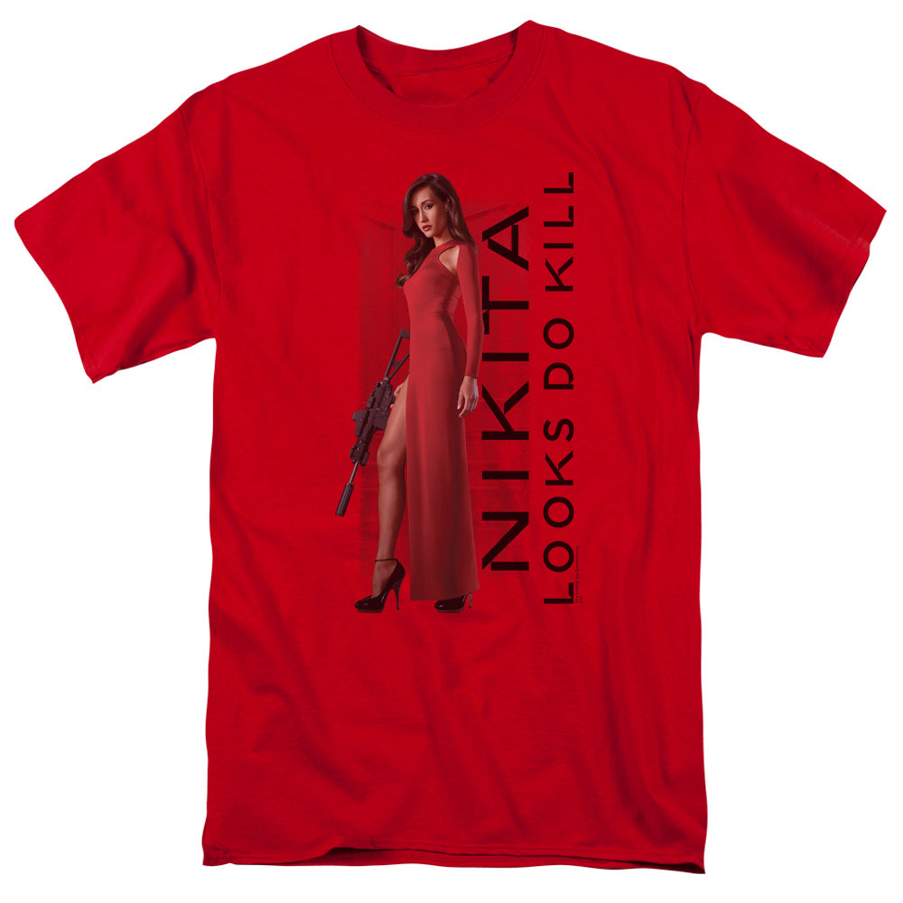 Nikita Standing Licensed Adult Unisex T-Shirt Regular Fit Tee SM-XL