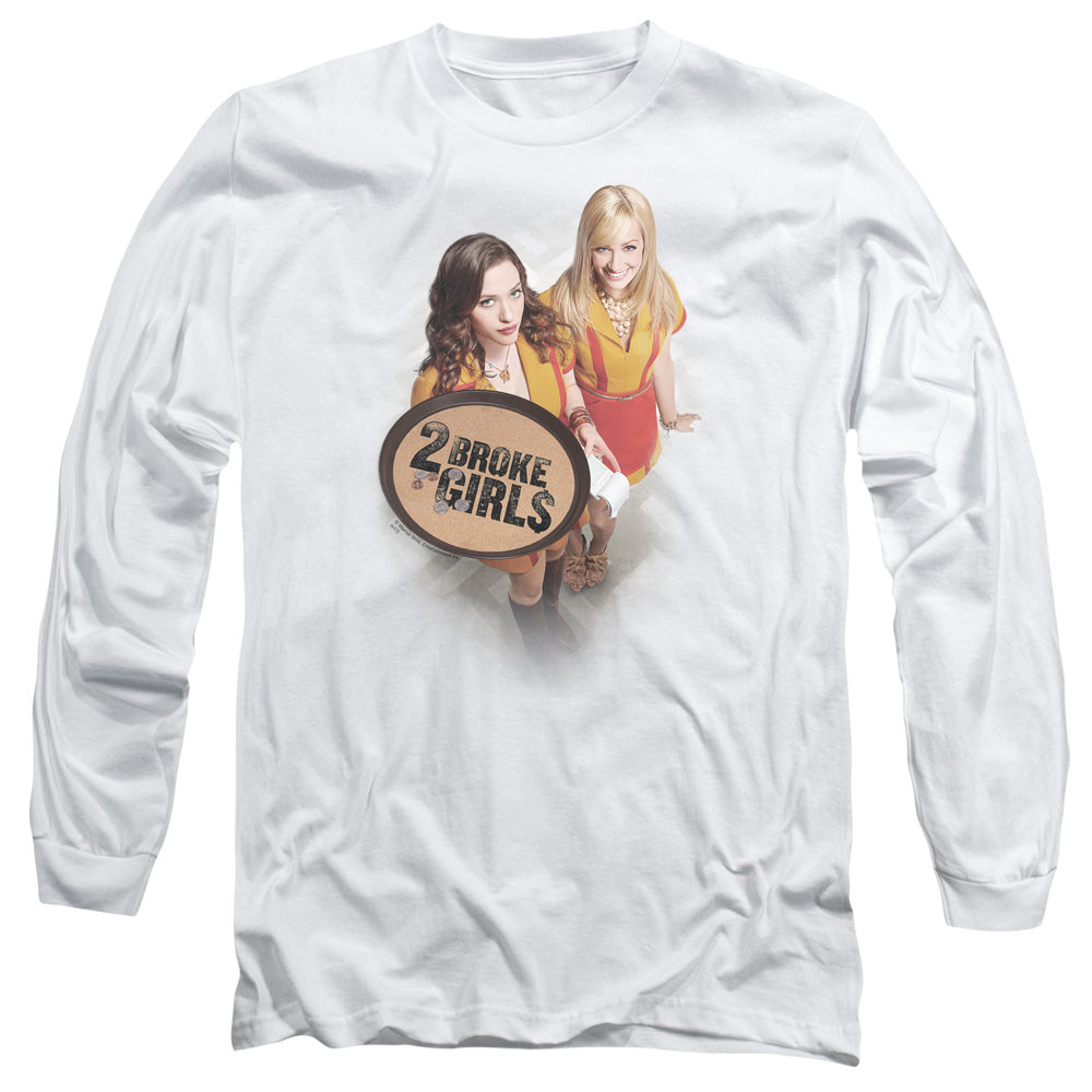 2 Broke Girls Tips Really Licensed Adult Unisex Long Sleeve T-Shirt LG