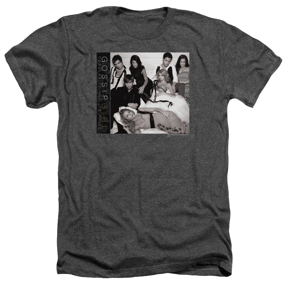 Gossip Girl Fashion Photo Licensed Adult Unisex T-Shirt Heather Tee LG