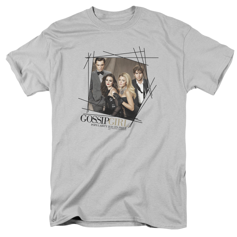 Gossip Girl Line Border Licensed Adult Unisex T-Shirt Regular Fit Tee XL-2X