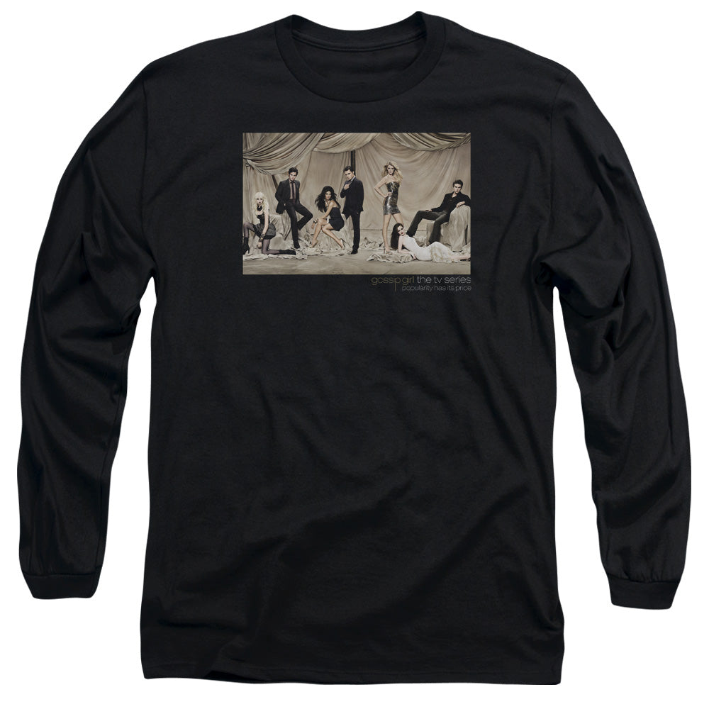 Gossip Girl Curtains Licensed Adult Unisex Long Sleeve T-Shirt LG