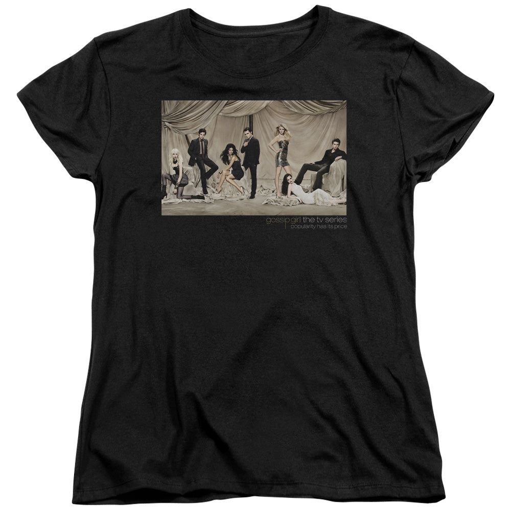 Gossip Girl Curtains Licensed Women's T-Shirt Regular Fit SM-2X