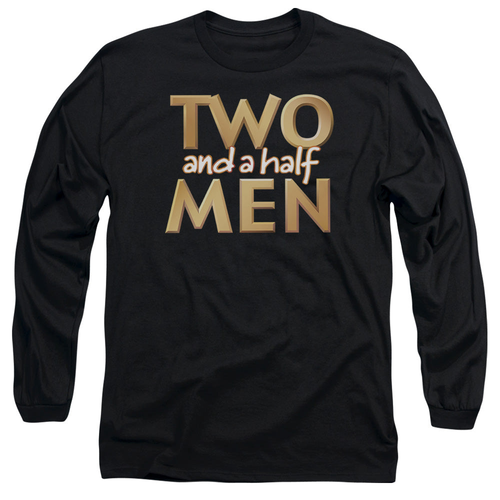 Two And A Half Men Logo Licensed Adult Unisex Long Sleeve T-Shirt LG