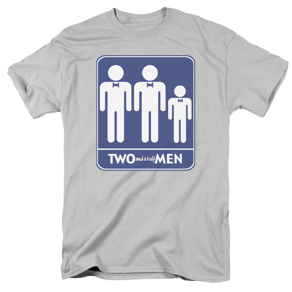 Two And A Half Men Men Symbols Licensed Adult Unisex T-Shirt Regular Fit Tee
