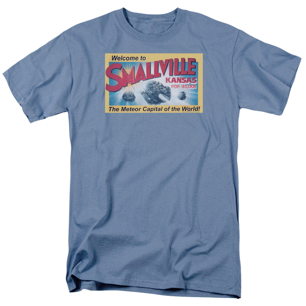 Smallville Welcome Licensed Adult Unisex T-Shirt Regular Fit Tee LG