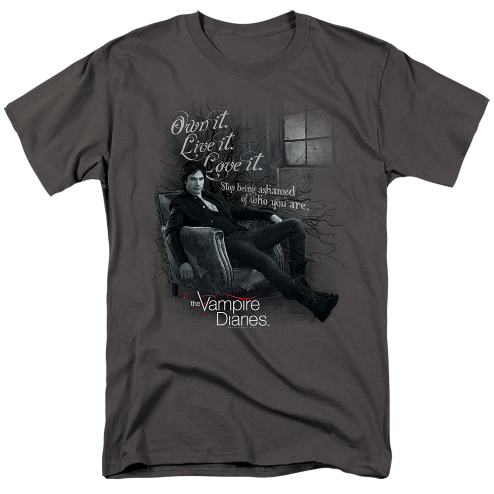 Vampire Diaries Be Yourself Licensed Adult Unisex T-Shirt Regular Fit Tee SM-3X